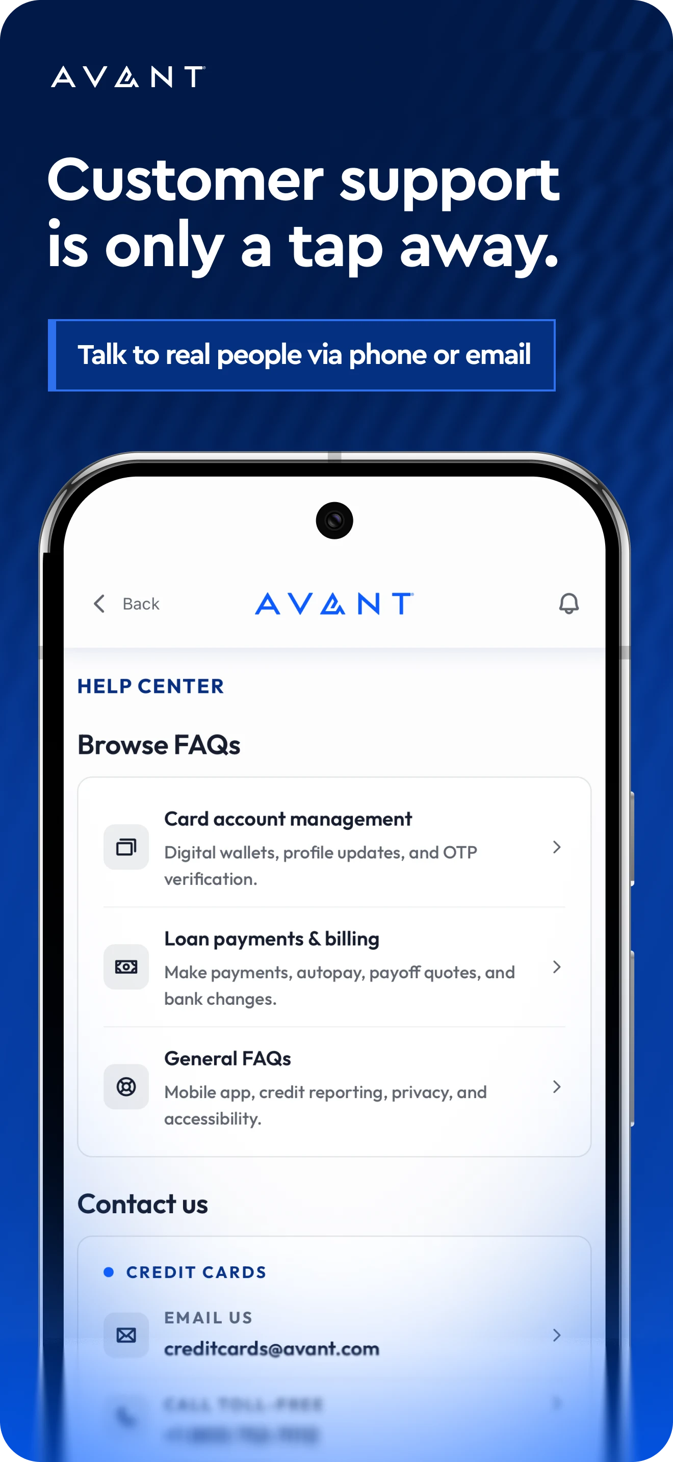 Avant screenshot
