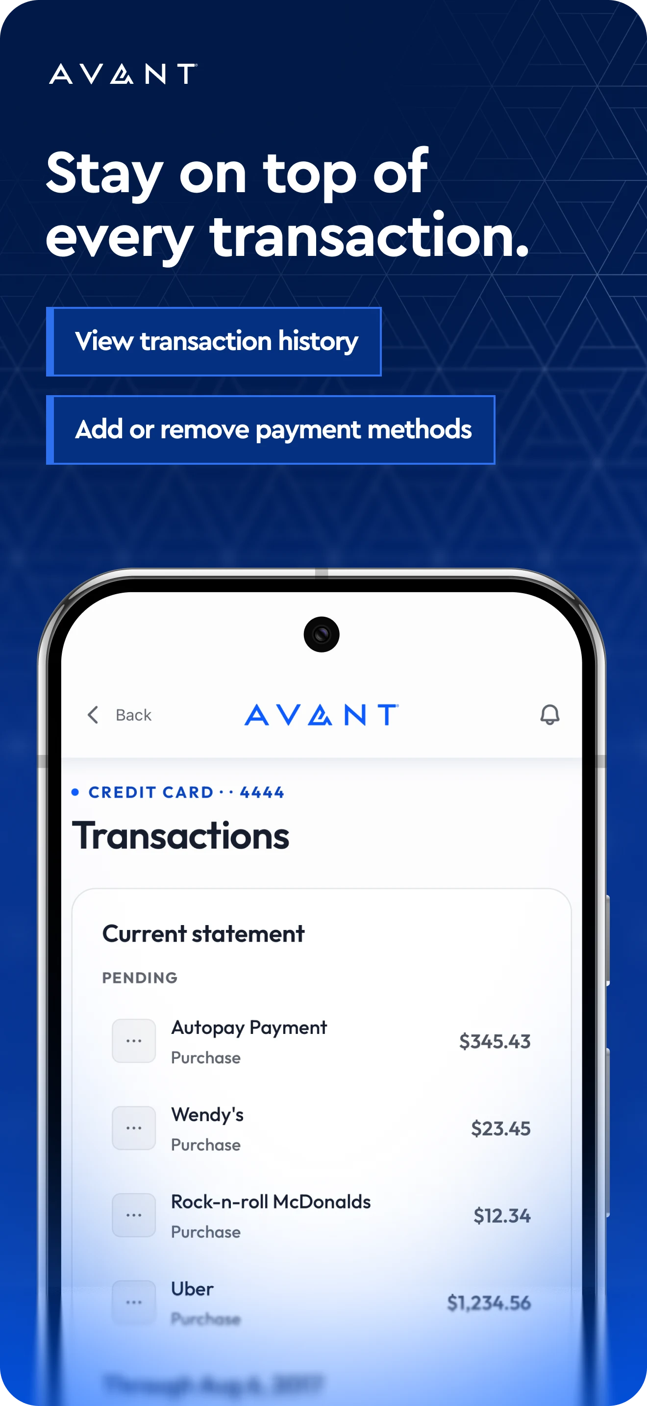 Avant screenshot